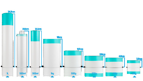 Frascos Para Cosméticos Com Boa Barreira